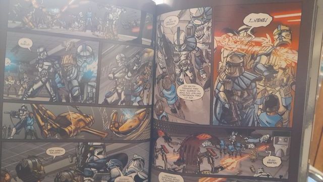 Comic Star Wars Las Guerras Clon Volumen 1 al 4.