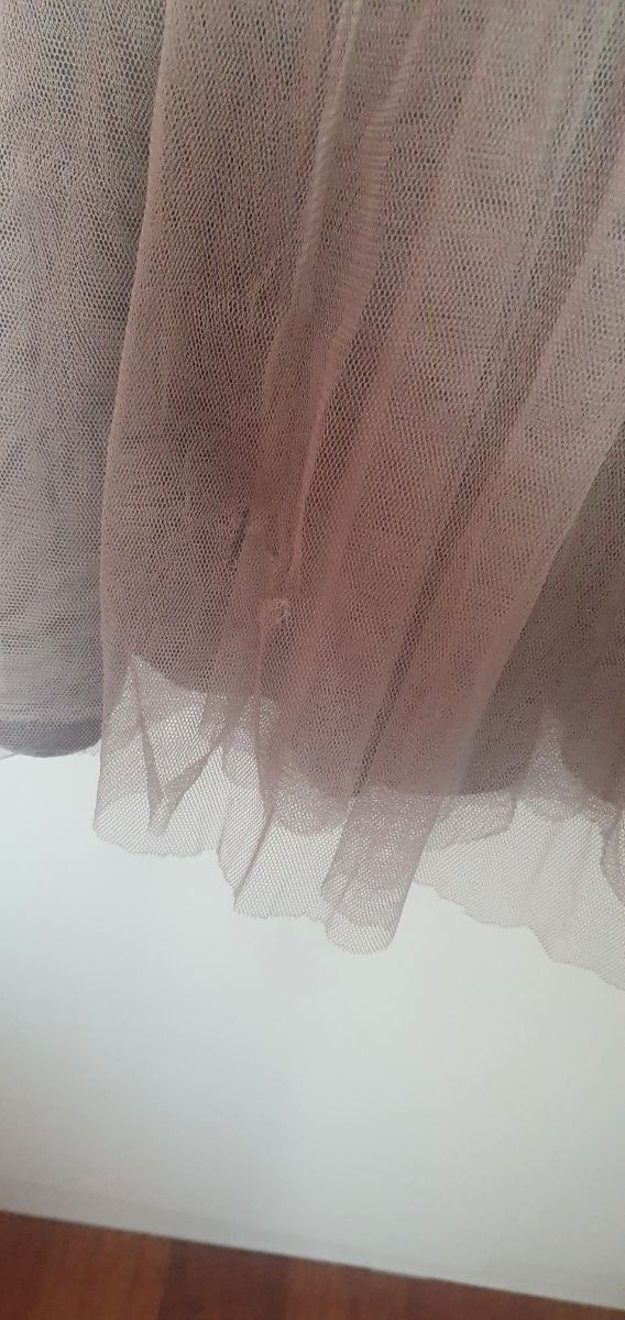 Vestido gasa evento boda talla 38