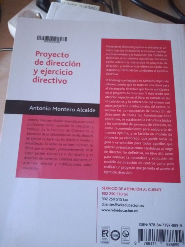 PROYECTO DE DIRECCION Y EJERCICIO DIRECTIVO.Educac