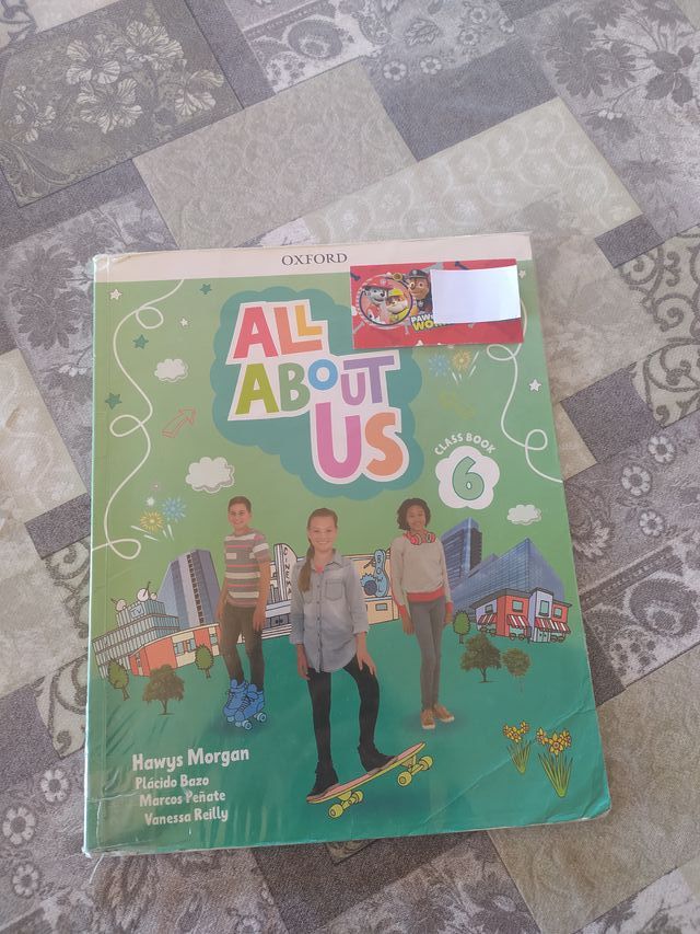 Libro de ingles all about us 6 primaria