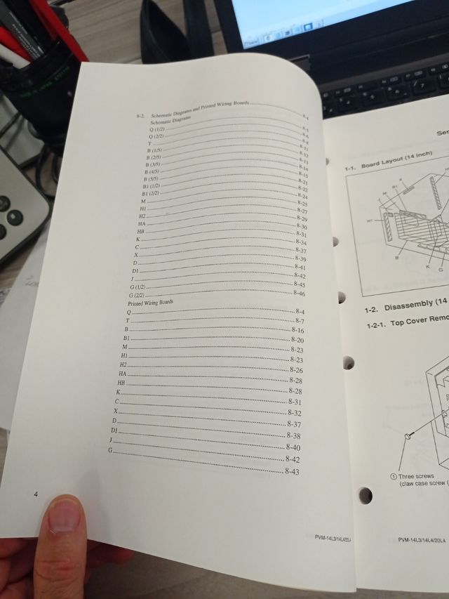 Manual Sony PVM-14L3 PVM-14L4 PVM-20L4