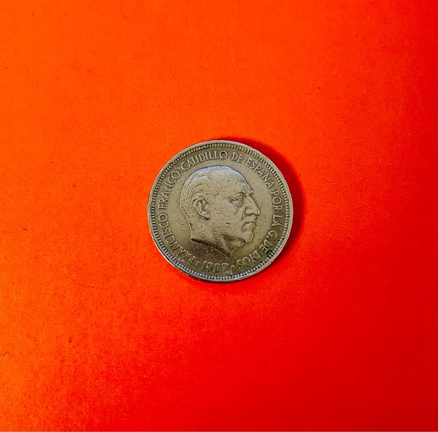 Moneda 5 ptas 1957