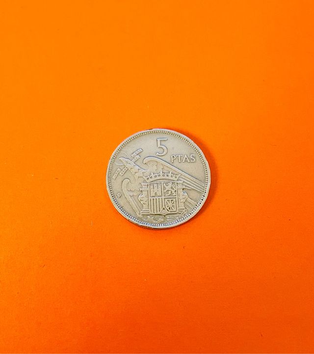 Moneda 5 ptas 1957