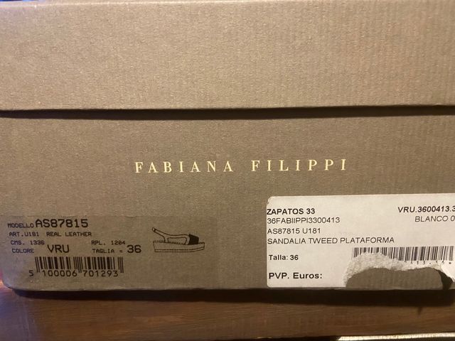 Sandalia beig-gris FABIANA FILIPPI