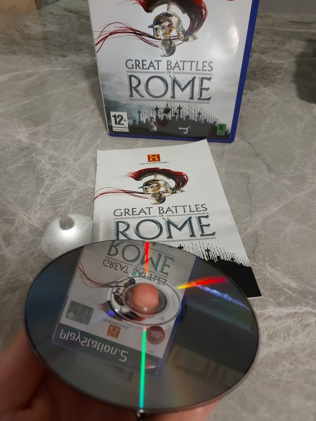 The History Channel Great Battle Of Rome Ps2