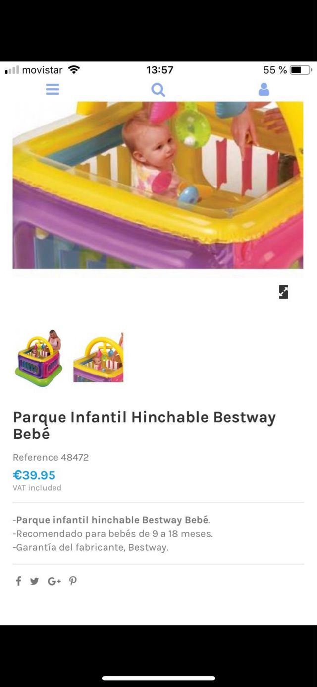 Parque infantil hinchable