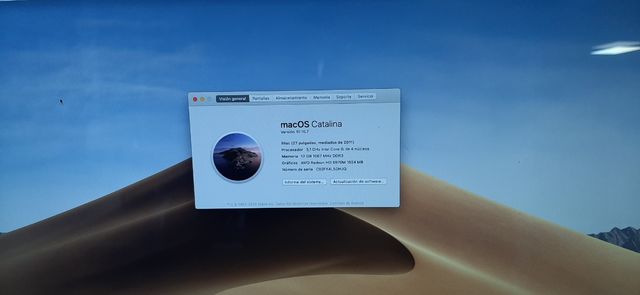 Mac 27", i5, 12 GB di RAM, SSD da 256 GB