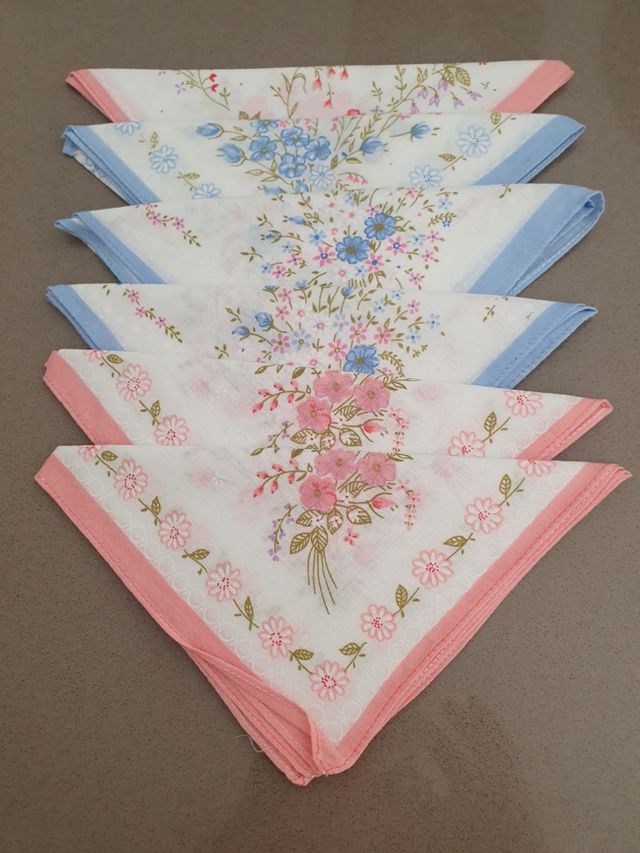 3 conjuntos de lenços de roupas