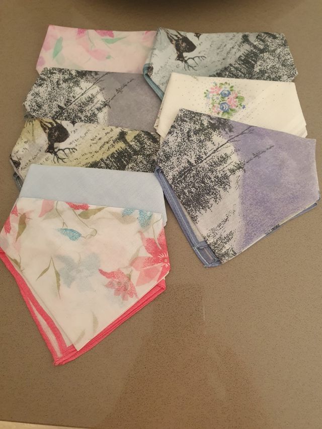 3 conjuntos de lenços de roupas