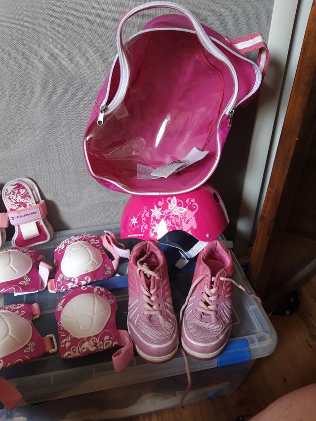 Botines de rueda + protecciones