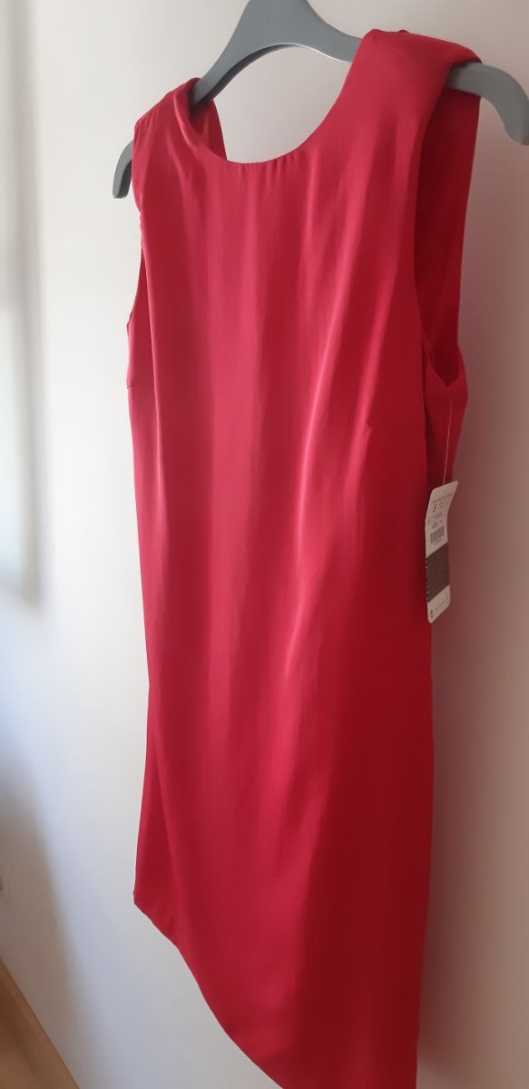Vestido rosa chicle-Zara T S