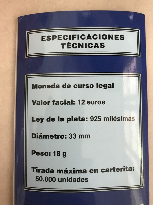 Catera Moneda 12 Euros Boda Felipe Y Letizia