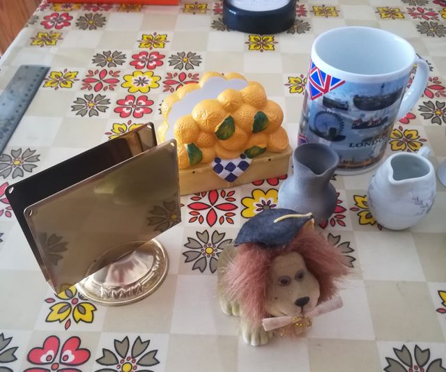 lote de adornos decorativos