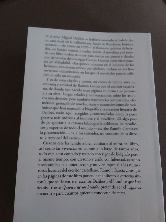 Vendo libro"El quiosco de los helados"