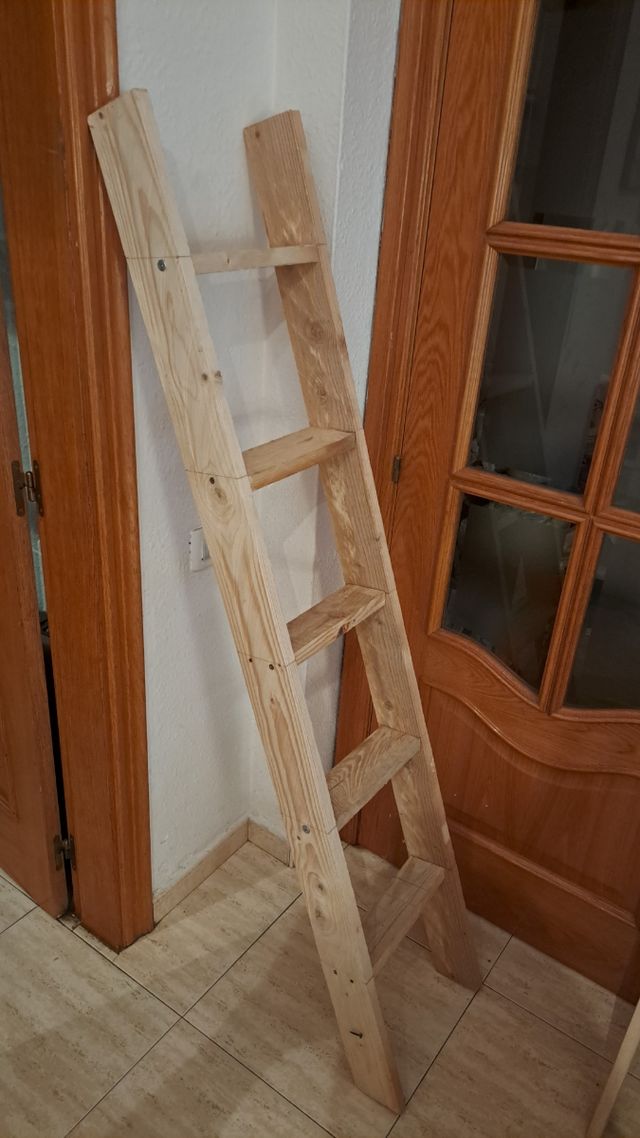 escalera madera decoracion y para litera y altillo