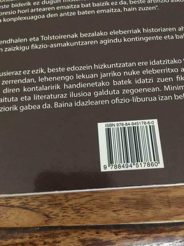 HADJI - MURAT. Lev Tolstoi. Josu Zabaleta