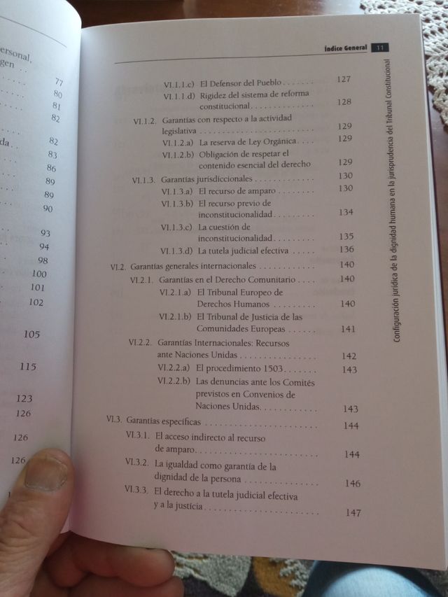 Configuración jurídica de la dignidad humana