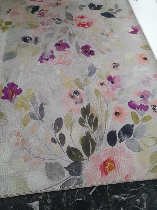 alfombra floral leroymerlin 160x230