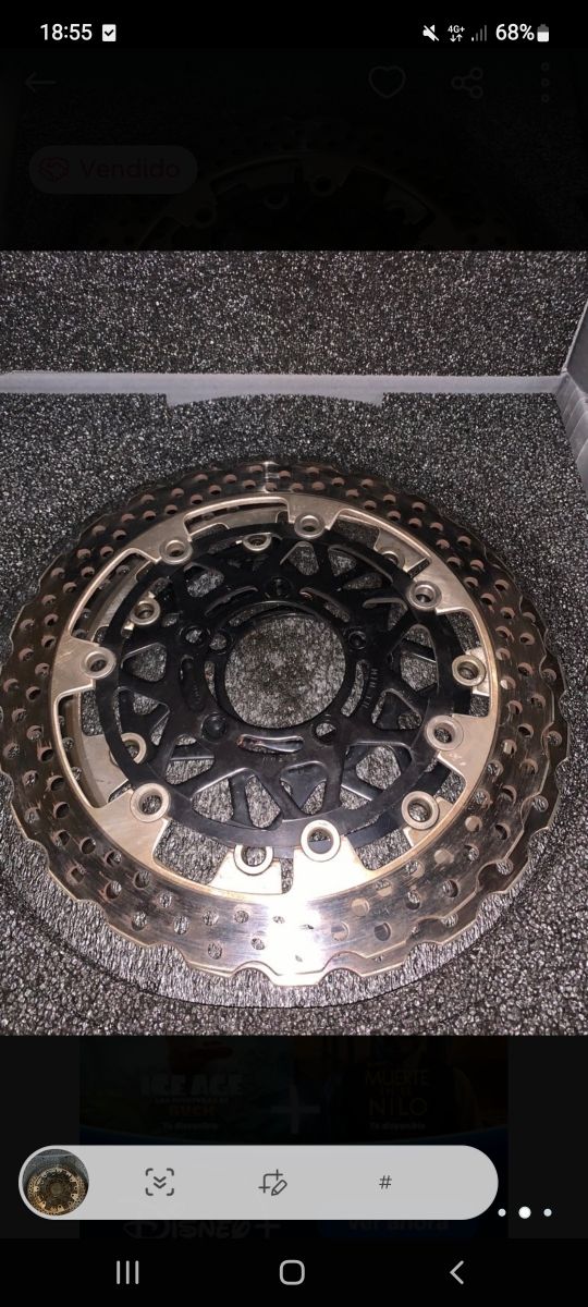 2 discos freno zx6r y zx10   310mm