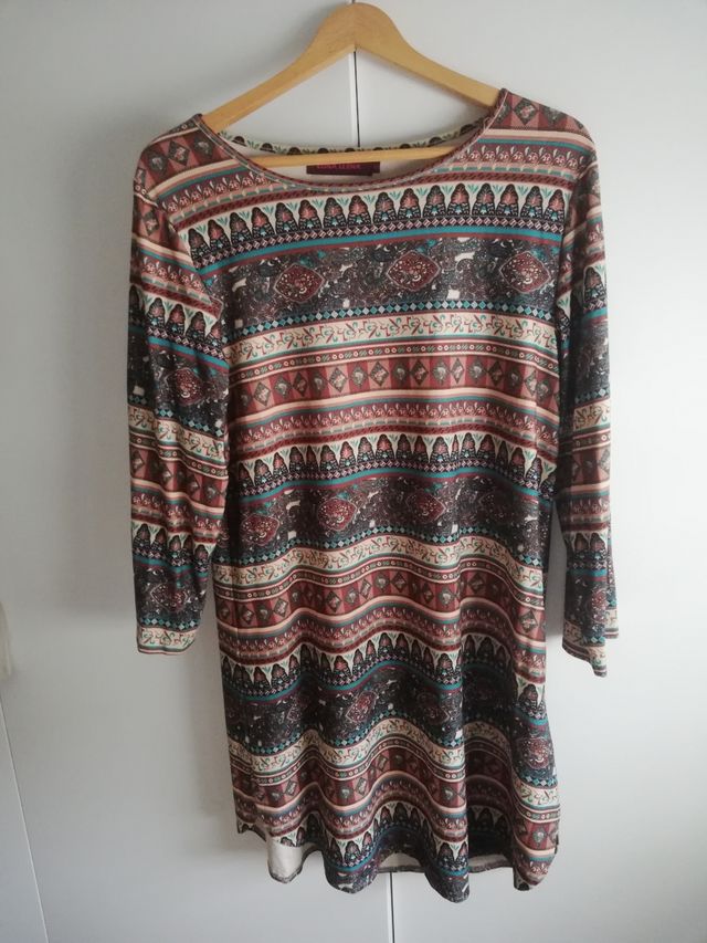 vestido de manga larga 