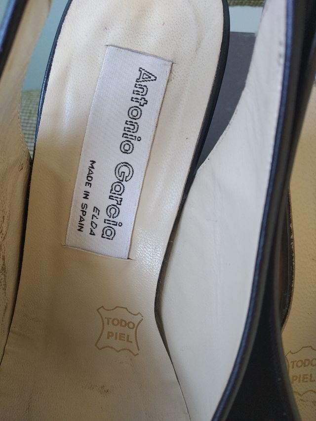 Zapatos piel talla 38