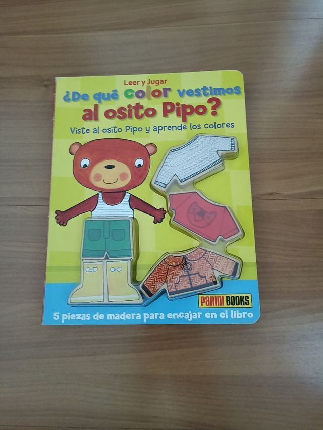 Libro "¿De qué color vestimos al osito Pipo?