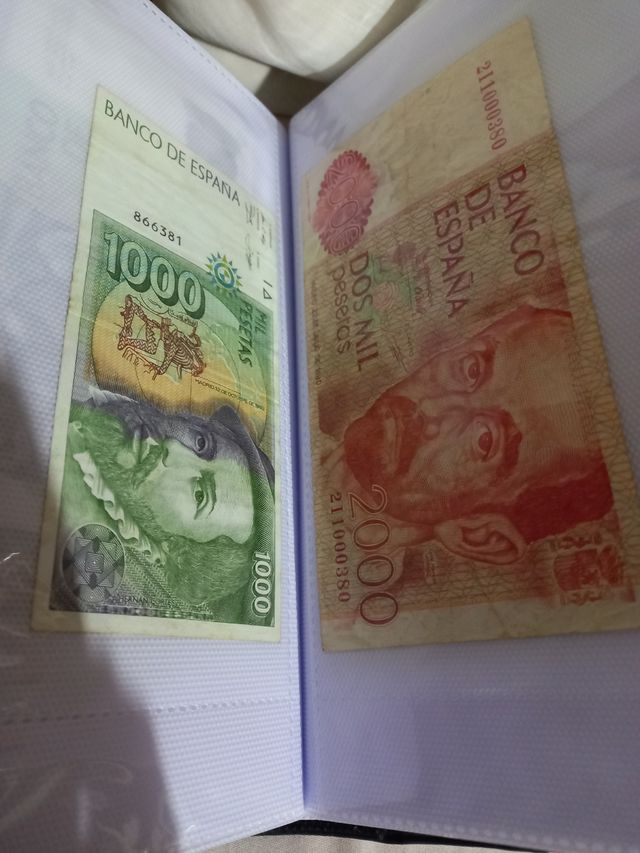 billetes antiguos de pesetas preguntar precio