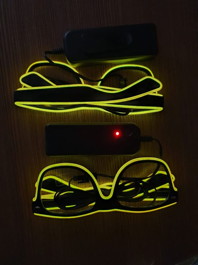 GAFAS LED FIESTA DJ EVENTO NOCHE