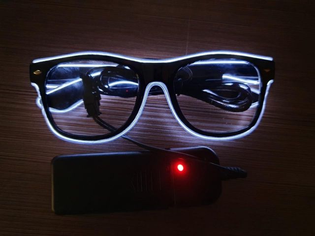 GAFAS LED FIESTA DJ EVENTO NOCHE