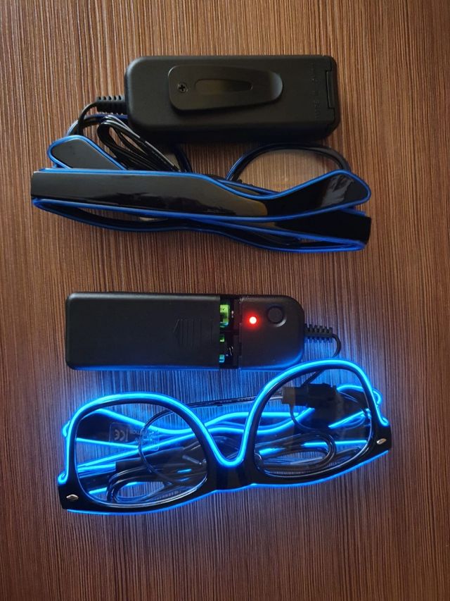 GAFAS LED FIESTA DJ EVENTO NOCHE