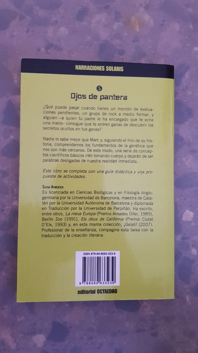 Ojos de pantera. Silvia Aymerich i Lemos.