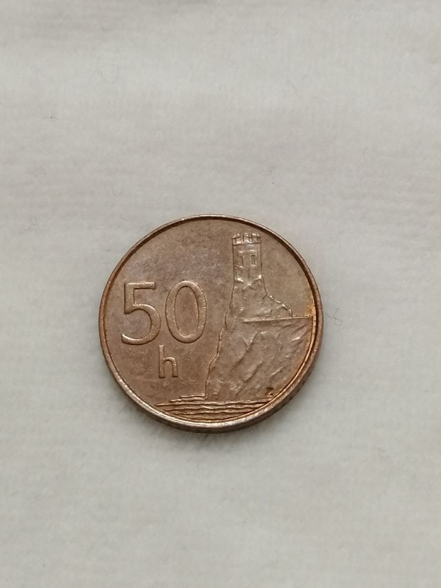 Eslovaquia - 50 Hellers 2002