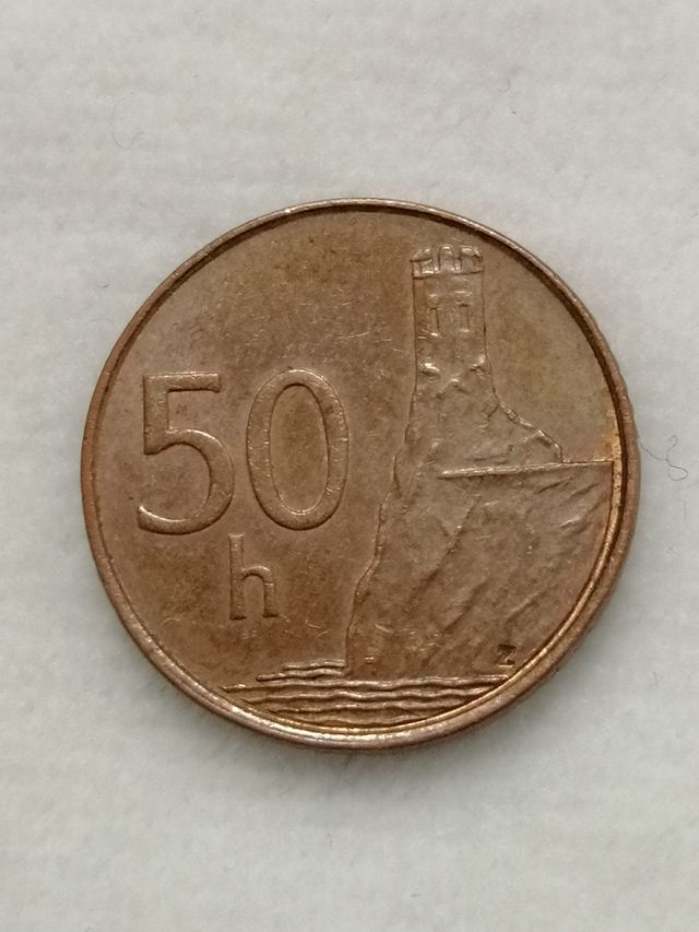 Eslovaquia - 50 Hellers 2002