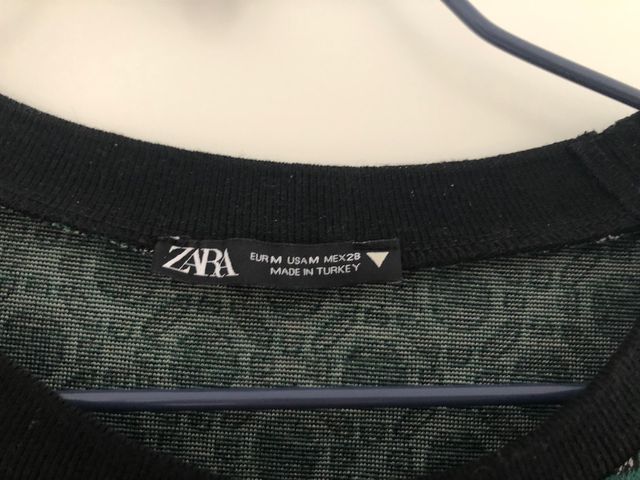 Camiseta jacquard zara