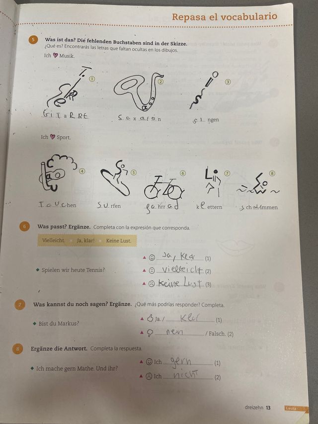 Libro alemán ISBN 9783193410511.BESTE FREUNDE A1