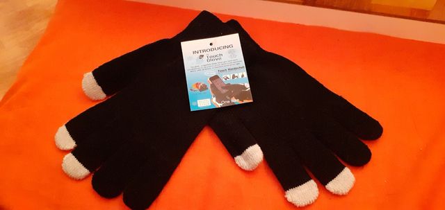 Par de guantes touch screen
