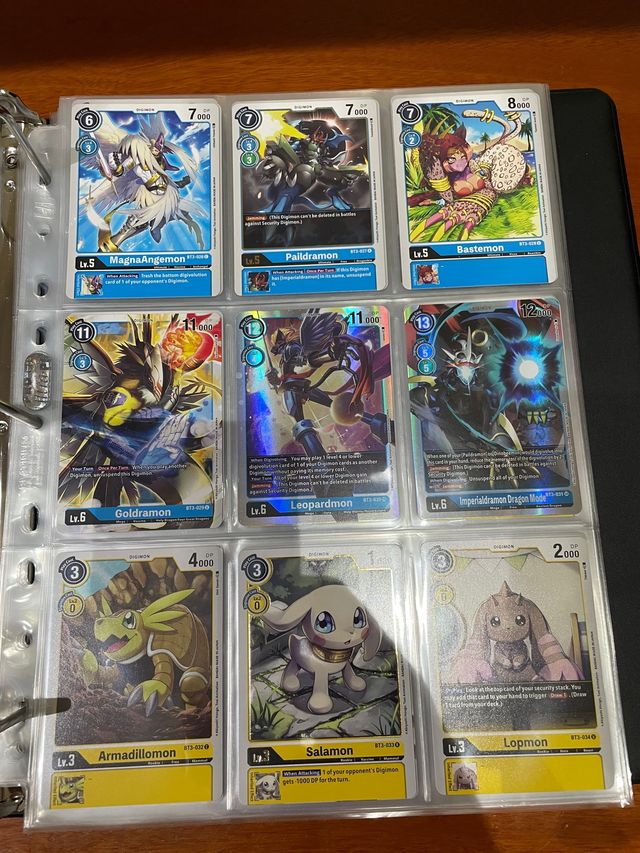 Colección cartas Digimon TCG (BT1, BT2, BT3, BT4)
