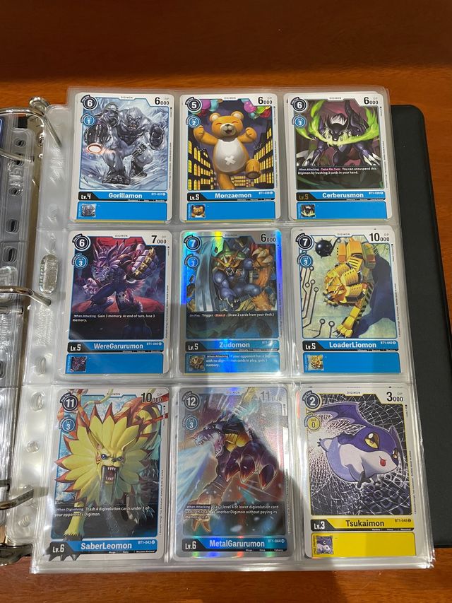 Colección cartas Digimon TCG (BT1, BT2, BT3, BT4)