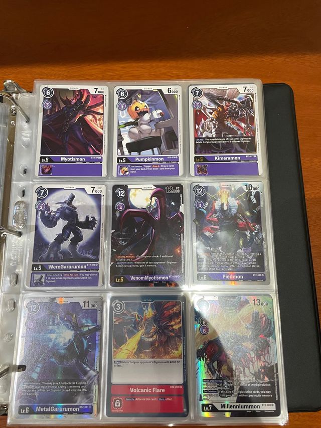 Colección cartas Digimon TCG (BT1, BT2, BT3, BT4)