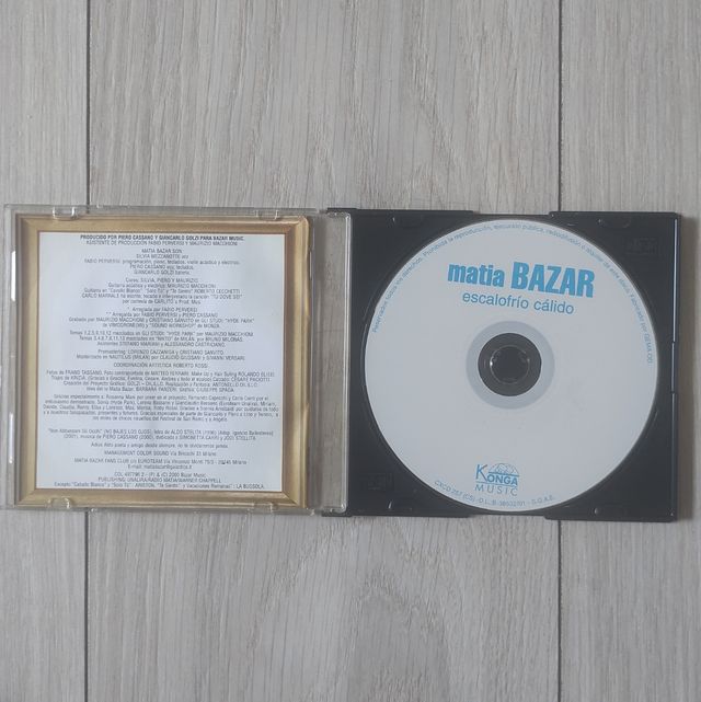 matia bazar escalofrío cálido 