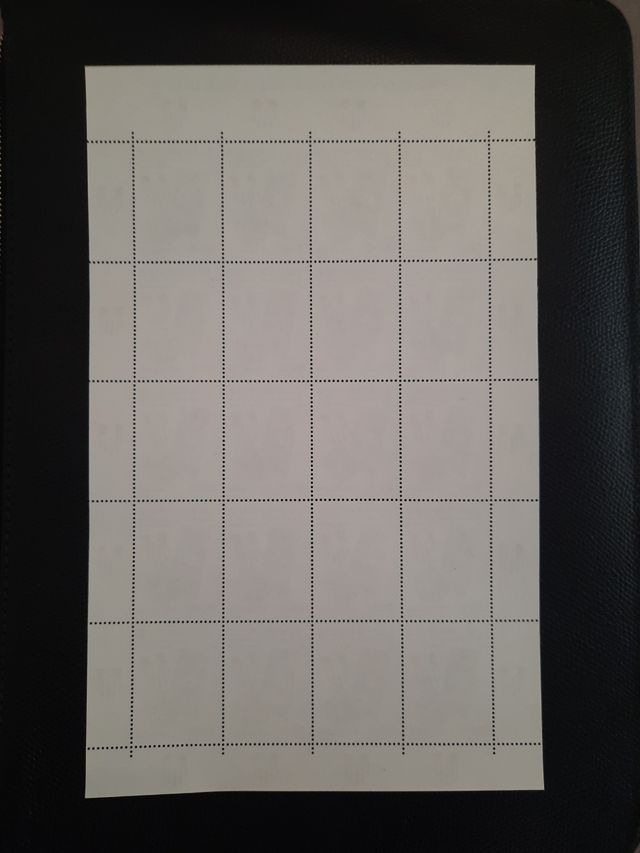 Foglio francobolli Juventus campione 1996/97