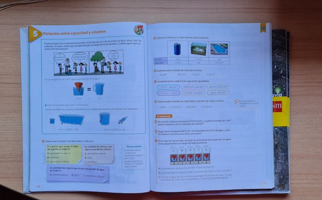 Libros de Matemáticas, 6°Primaria Savia SM