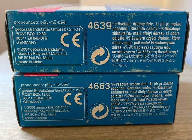 Lote 2 Playmobil nuevo