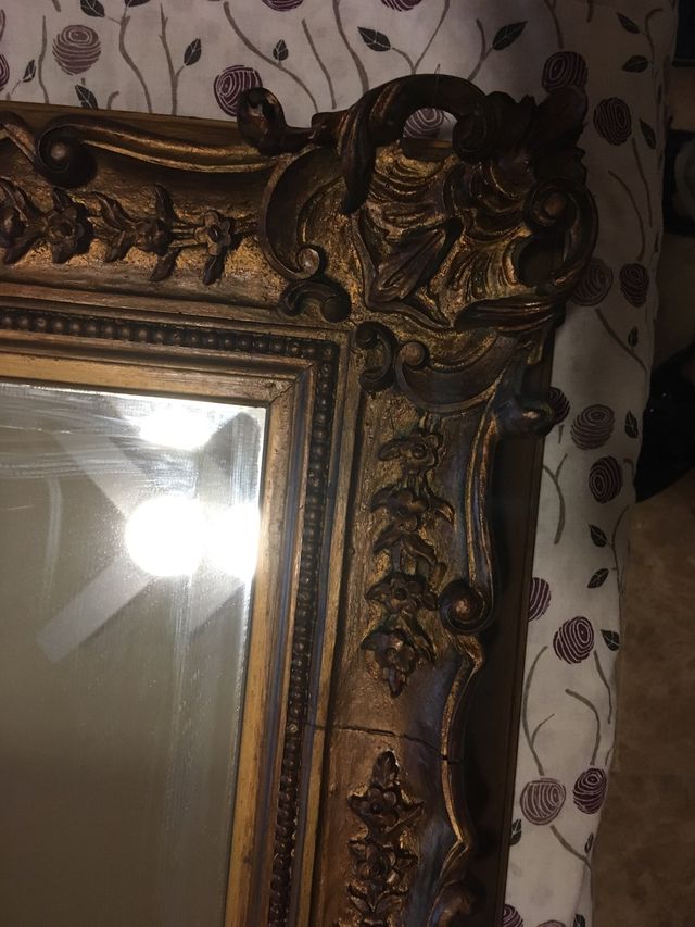 Espejo dorado pan de oro