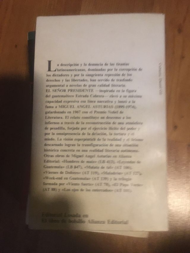 El señor presidente