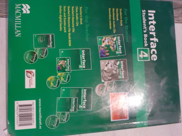 Libro ESO Ingles. Interface Studen Book.