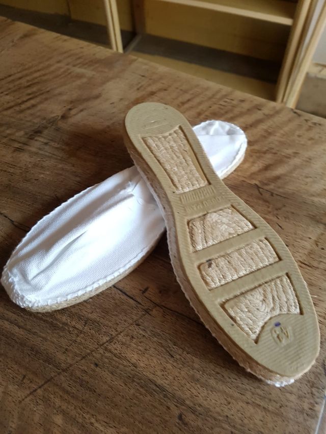 NUEVAS! Alpargatas de cañamo hechas a mano