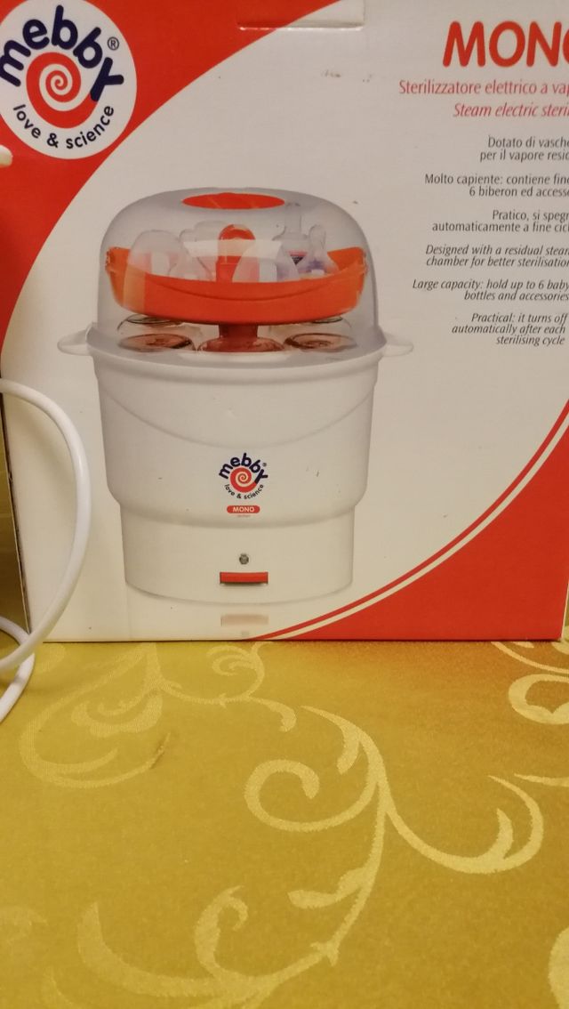 Mebby - Sterilizzatore Elettrico Vapore Mono