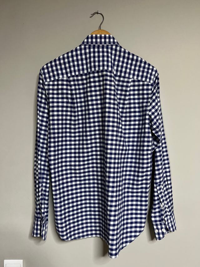 Camisa Pedro del Hierro M cuadros Azules y blancos