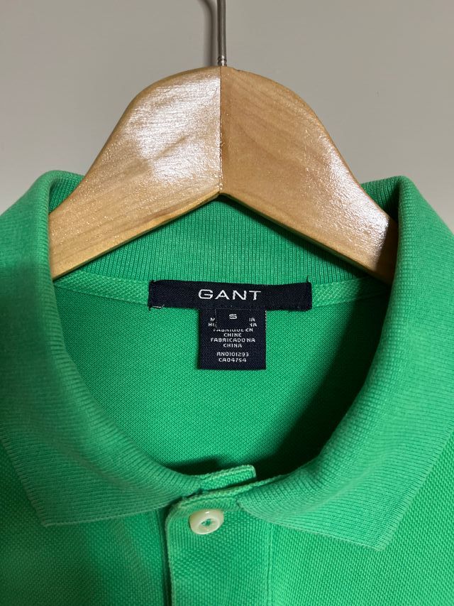 Polo Gant verde clarito precioso verano talla S
